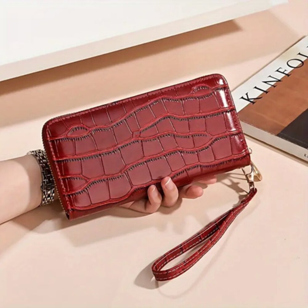 Women'S Vintage Style Synthetic Faux Leather Coin Purse
